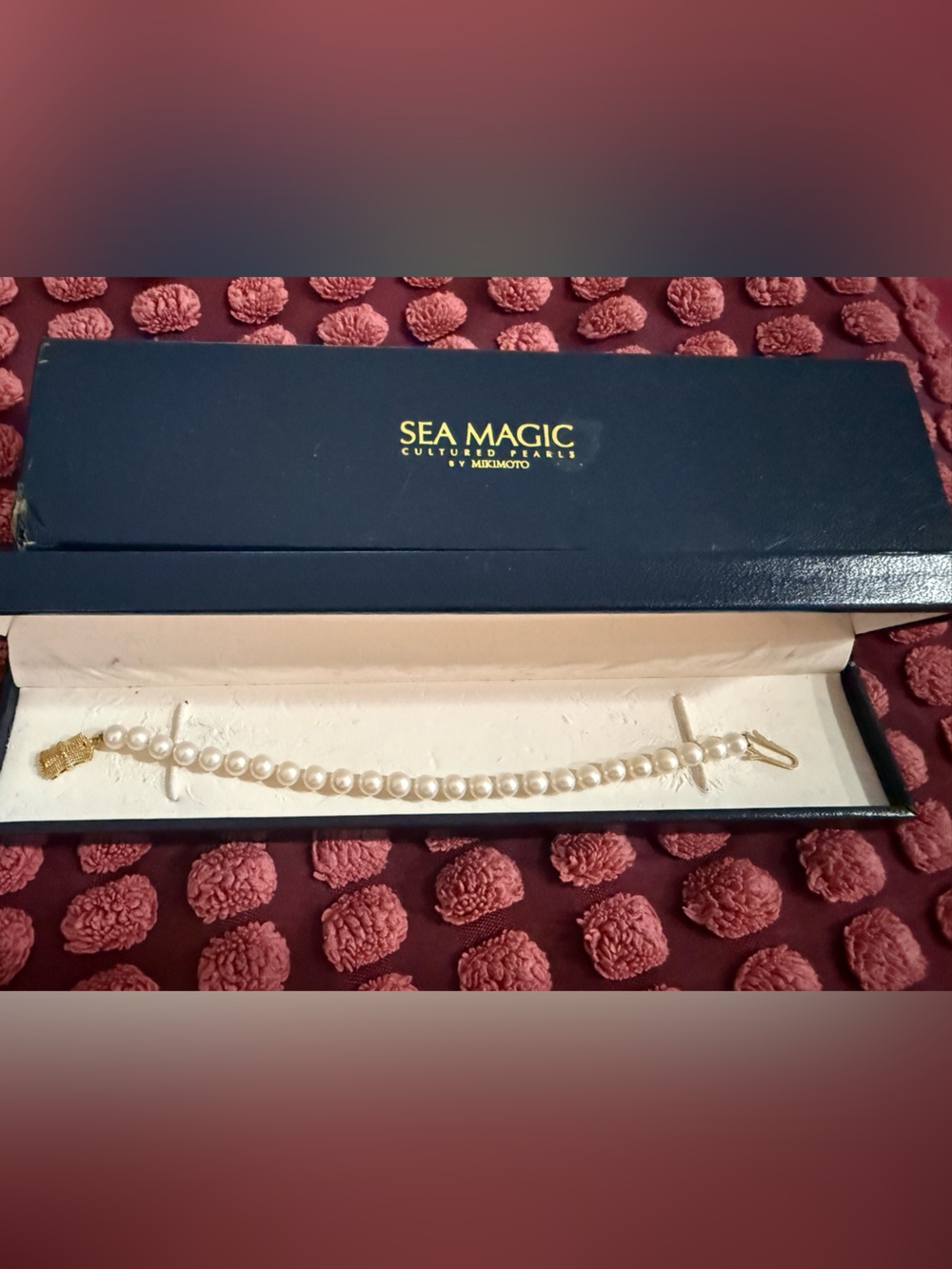 MIKIMOTO BLUE LAGOON 14k Sea Magic Pearl Bracelet - Gold and White